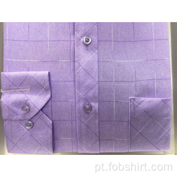 Camisa masculina de gola alta técnica de alta classe